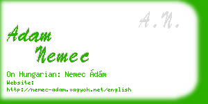 adam nemec business card